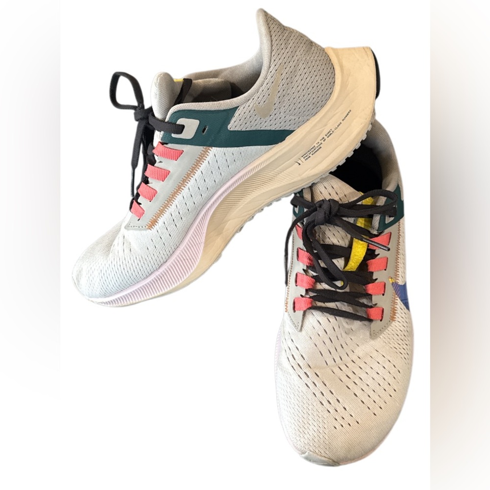 Nike Gray and Pink Athletic Sneakers